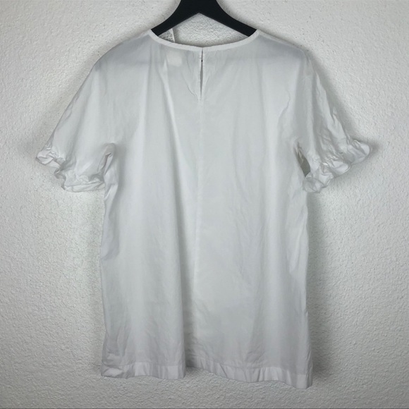 MAXMARA White ruffle sleeve cotton blouse 14 - Picture 5 of 7